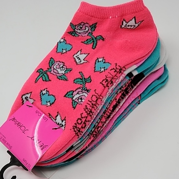 Betsey Johnson Accessories - Betsey Johnson Low Cut Socks 10pk